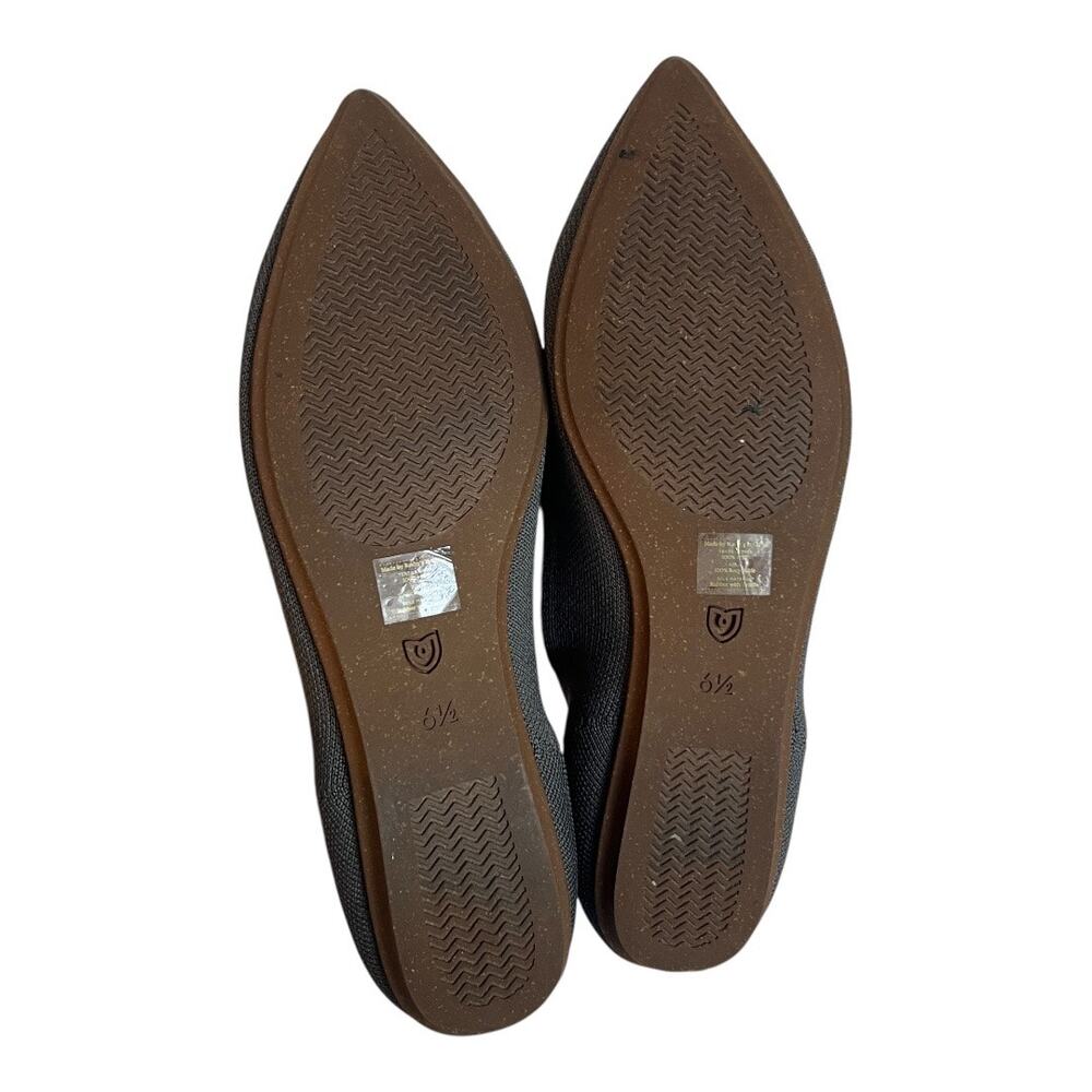 Rothy’s Point Toe Gray Ballet Slip On Flats Size 6.5 - Picture 8 of 11